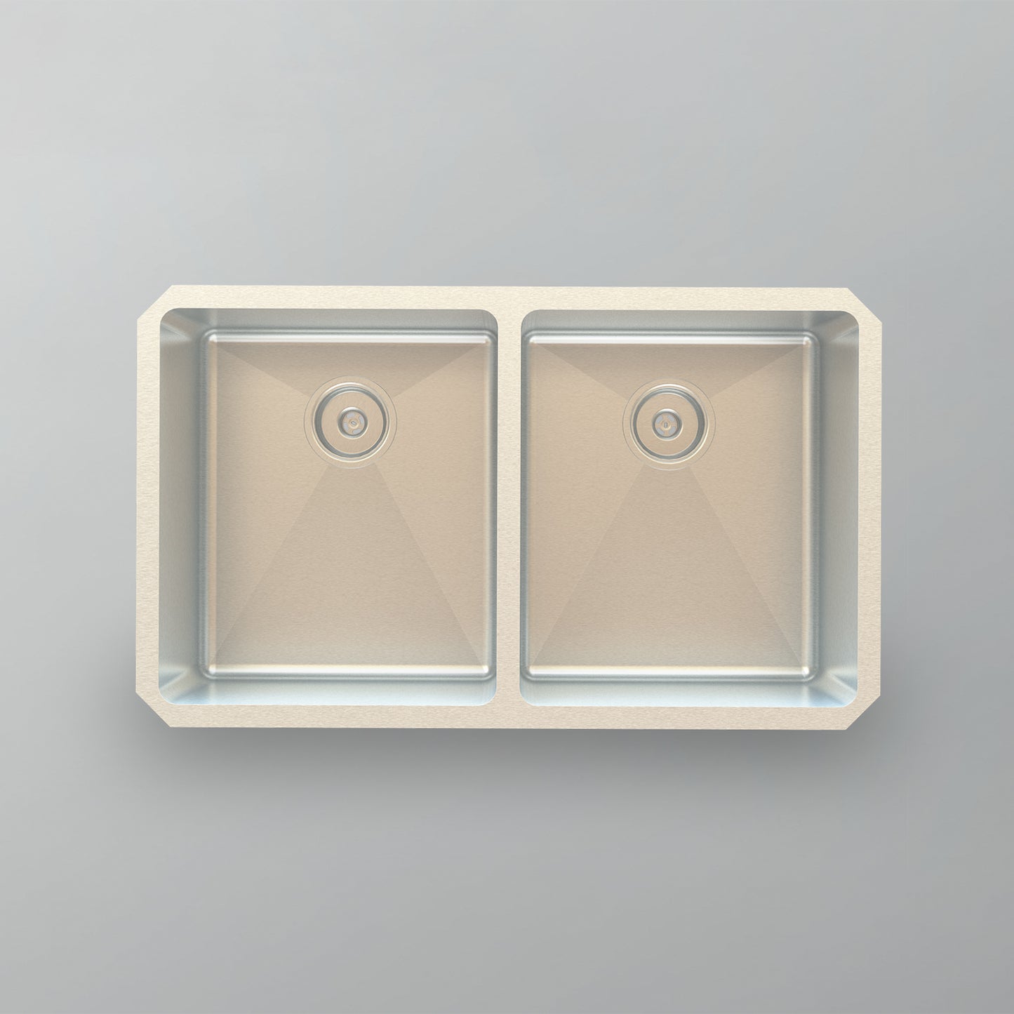 Acritec 21251 Stainless Steel Undermount Kitchen Sink – 32" x 19" x 10" – Brushed Satin