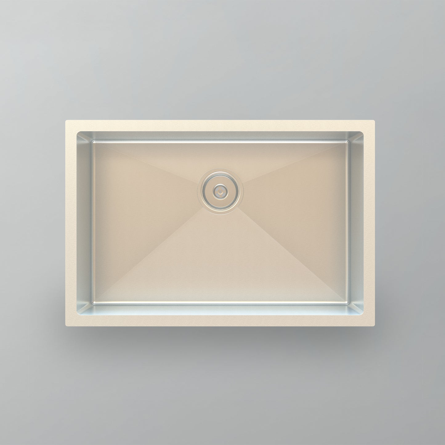 Acritec 21265 Stainless Steel Undermount Kitchen Sink – 27" x 18" x 8.625" – Brushed Satin
