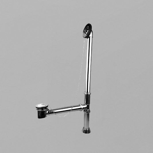 Acritec Clawfoot Waste and Overflow Kit 01060 – Chrome for Cast Iron Clawfoot Tubs