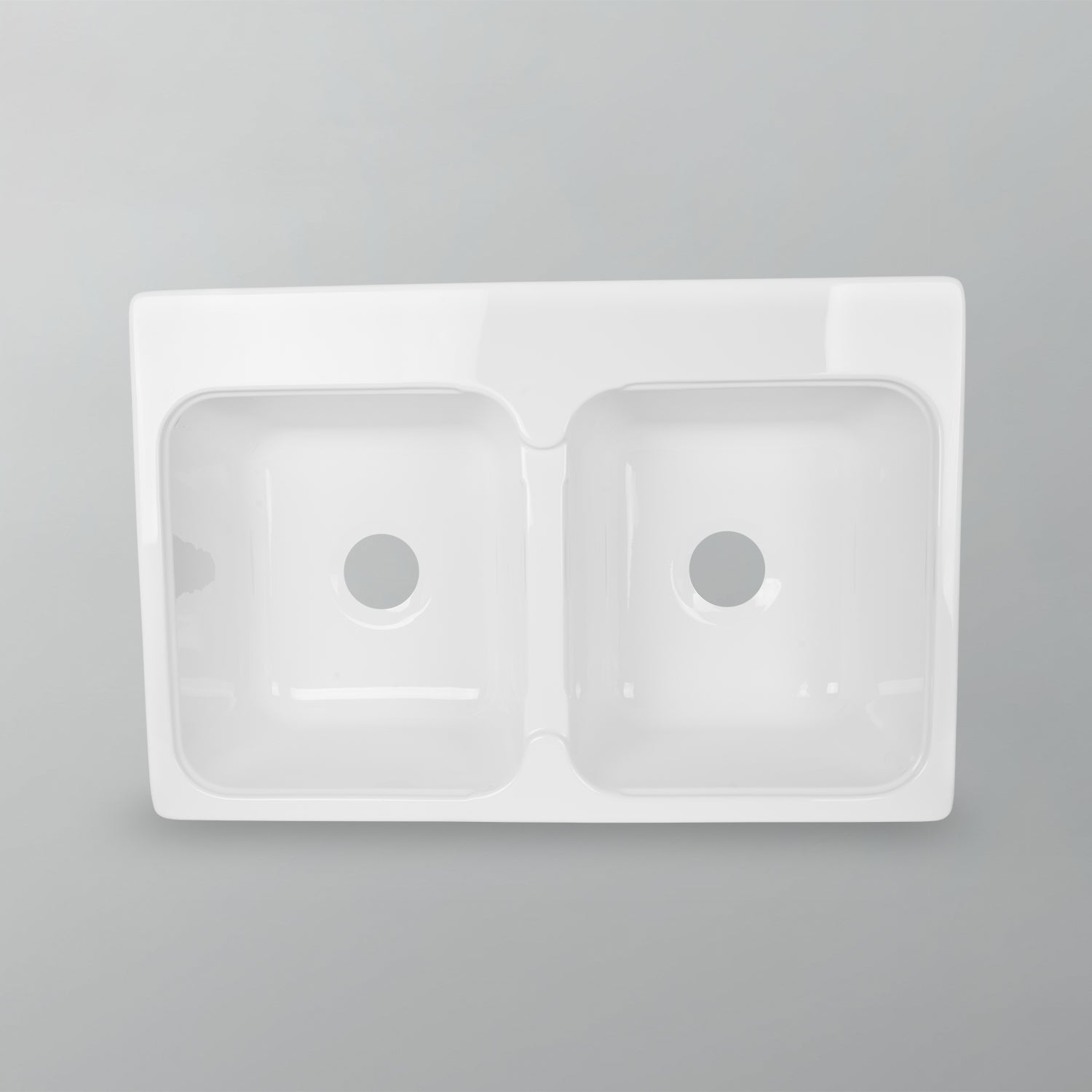 Acritec Dynasty 19041 Acrylic Drop-In Kitchen Sink – 32" x 21" x 8" – White