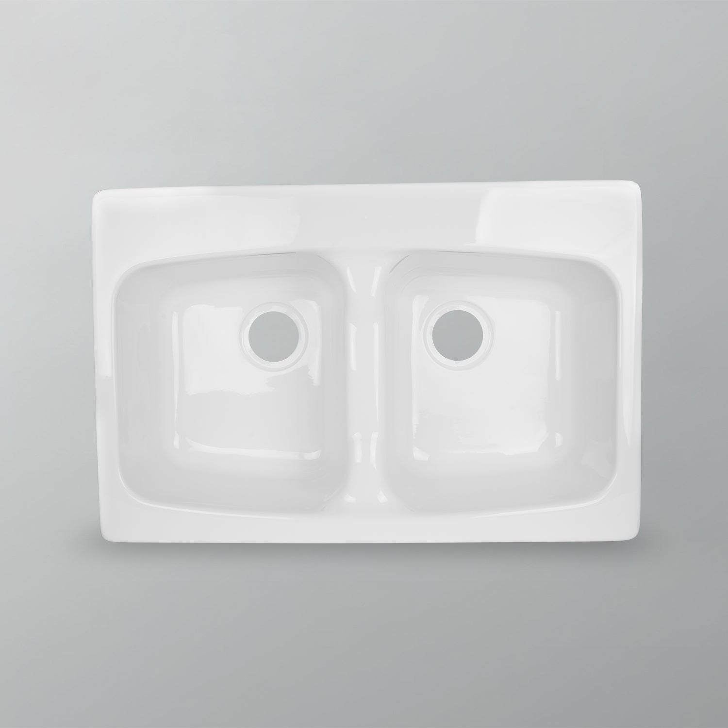 Acritec Gourmet 19051 Acrylic Drop-In Kitchen Sink – 32" x 21" x 8.5" – White