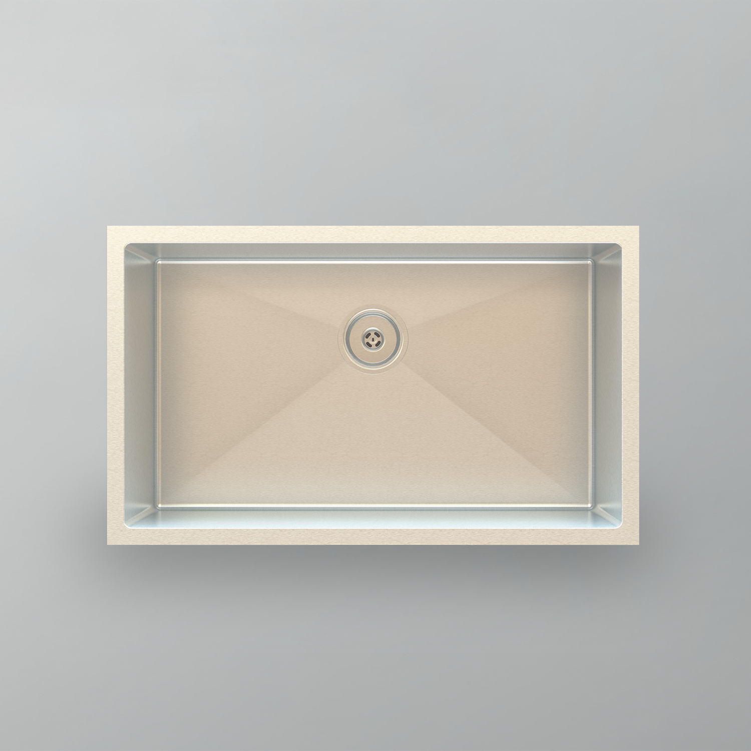 Acritec 21030 Stainless Steel Undermount Kitchen Sink – 30" x 18" x 10" – Brushed Satin