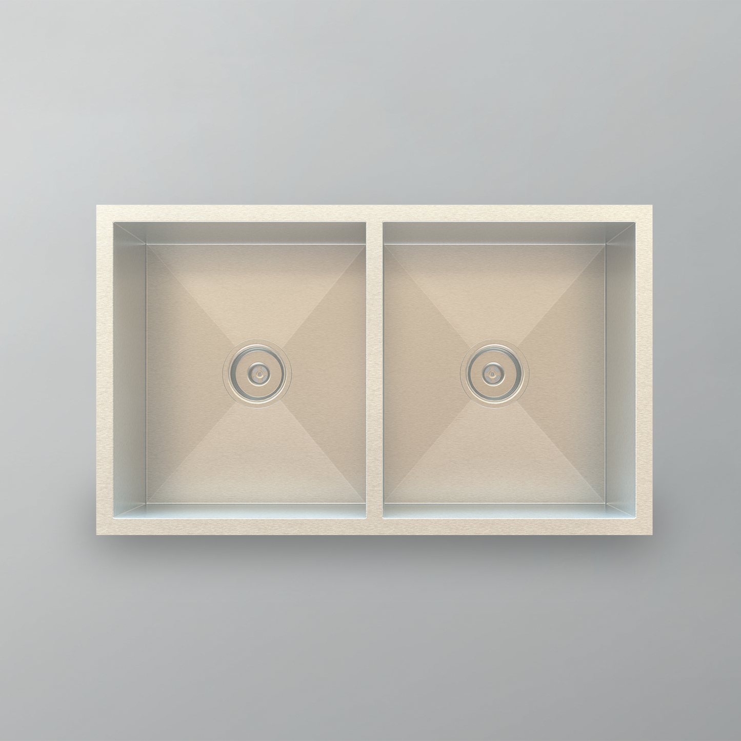 Acritec 21050 Stainless Steel Undermount Kitchen Sink – 29.5" x 17.375" x 8.625" – Brushed Satin