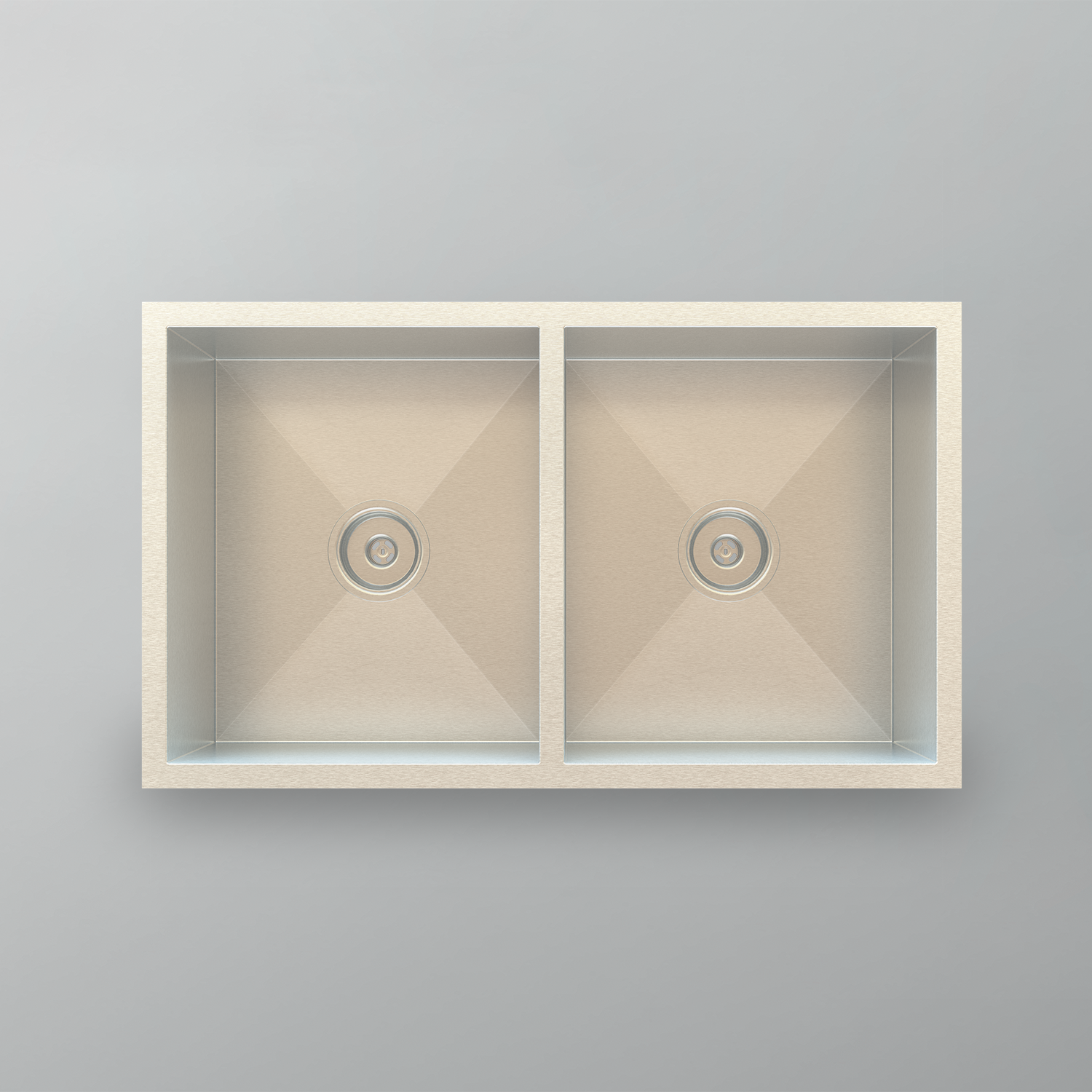 Acritec 21050 Stainless Steel Undermount Kitchen Sink – 29.5" x 17.375" x 8.625" – Brushed Satin