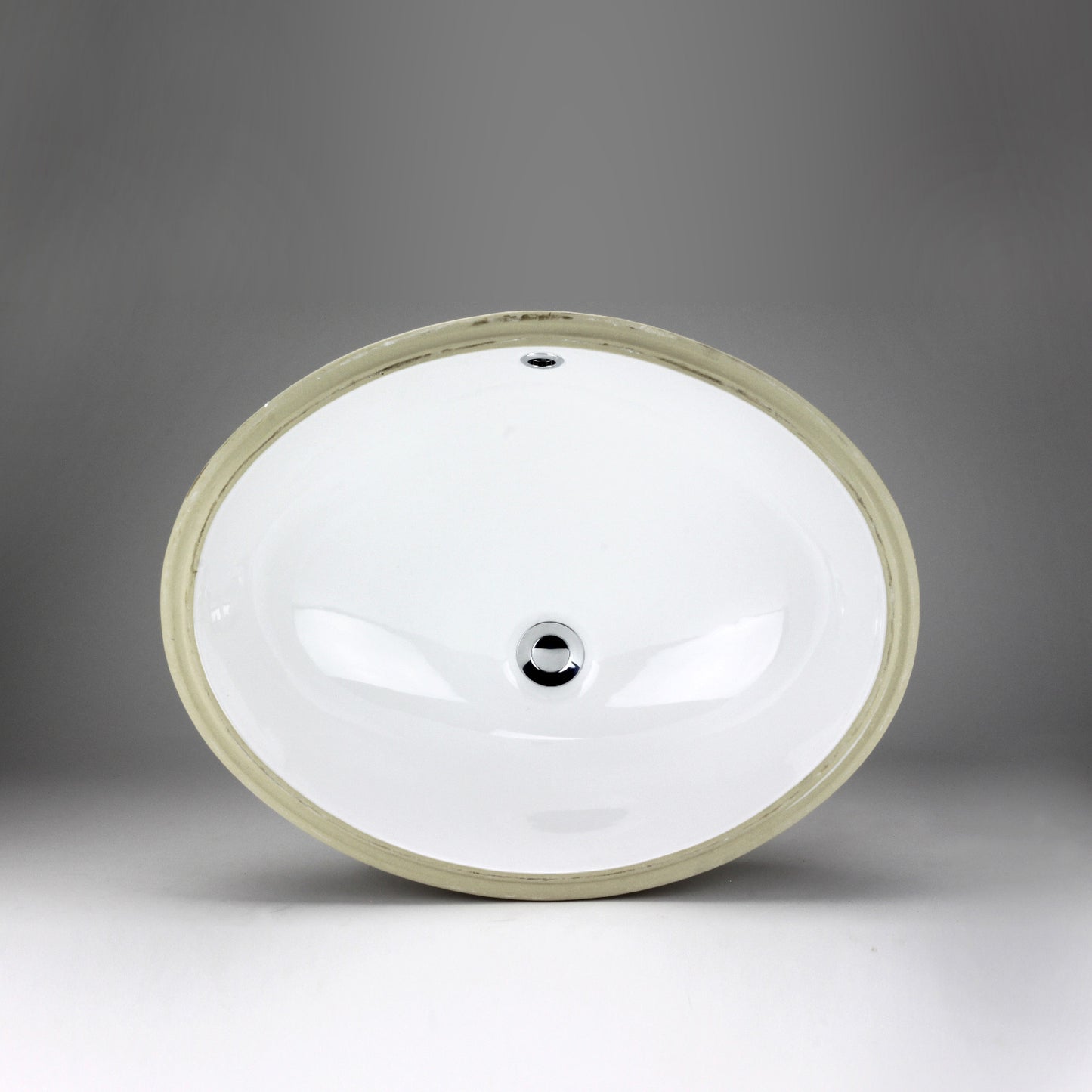 Acritec 36925 Oval Undermount Ceramic Basin, White