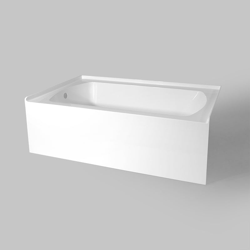 Acritec Vogue 6032 Alcove Bathtub – Skirted White Acrylic