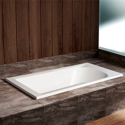 Acritec Vincent 6732 Drop-In Bathtub – Detail View – 67” × 31½” – White