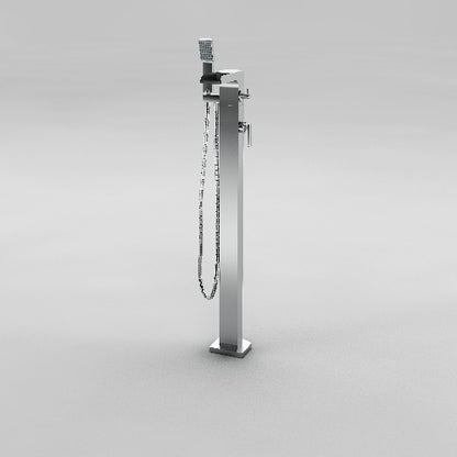 Acritec Imara Freestanding Bathtub Faucet 83061 in Chrome, Front View