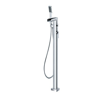 Acritec Imara Freestanding Bathtub Faucet 83061 in Chrome, Side View
