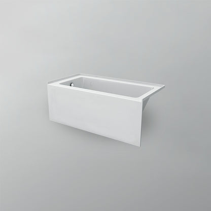 Acritec Clear 6032 Alcove Bathtub – Skirted White Acrylic