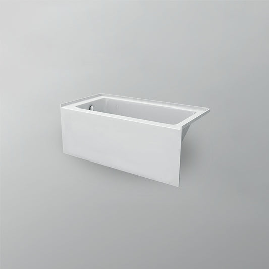 Acritec Clear 6032 Alcove Bathtub – Skirted White Acrylic