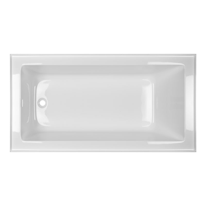 Acritec Clear Linear 6030 Alcove Bathtub – Top View