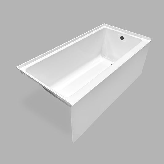 Acritec Generosa 6032 Alcove Bathtub – Deep Soaker White Acrylic