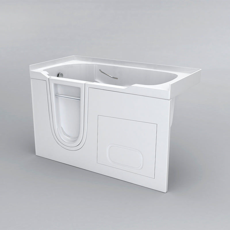 Acritec Independence 60" Walk-In Soaker Bathtub – 59 ¾” x 26″ x 37 3⁄4″

Features