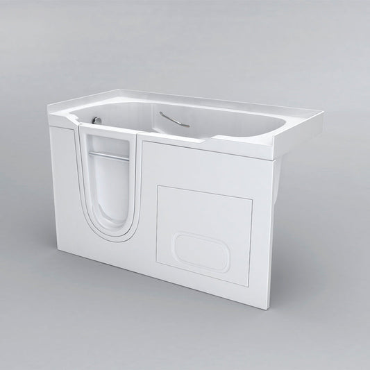 Acritec Independence 54" Walk-In Soaker Bathtub – 53¾” x 26” x 37¾”