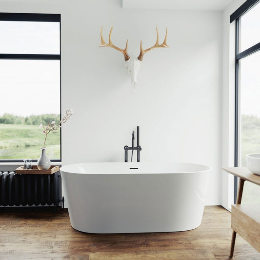 Acritec Monaco Series Freestanding Bathtub – White