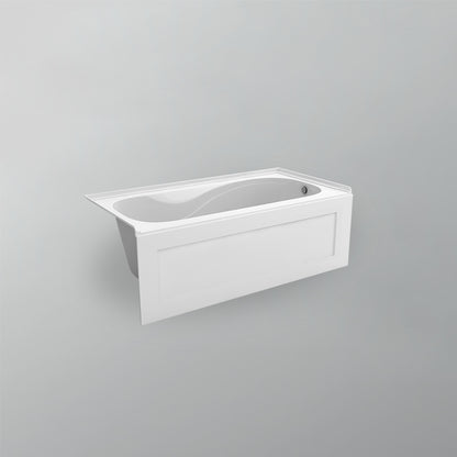 Acritec Robson 6032 Alcove Bathtub – Skirted White Acrylic