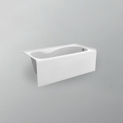 Acritec Robson Pure 6030 Alcove Bathtub – Plain Skirt White Acrylic