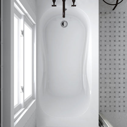 Acritec Robson Pure 6030 Alcove Bathtub – Top View