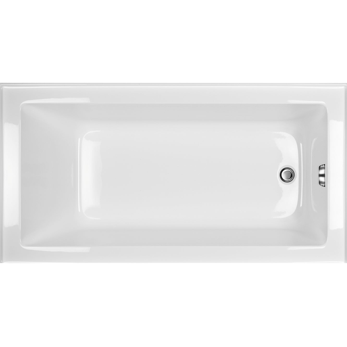 Acritec Clear 6036 Alcove Bathtub – Top View