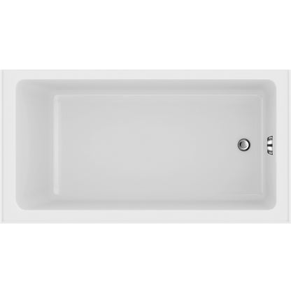 Acritec Simplicity Pure 7232 Alcove Bathtub – Top View