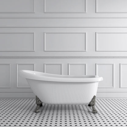 Acritec Victorian 61 43191 – Brushed nickel leg finish lifestyle view