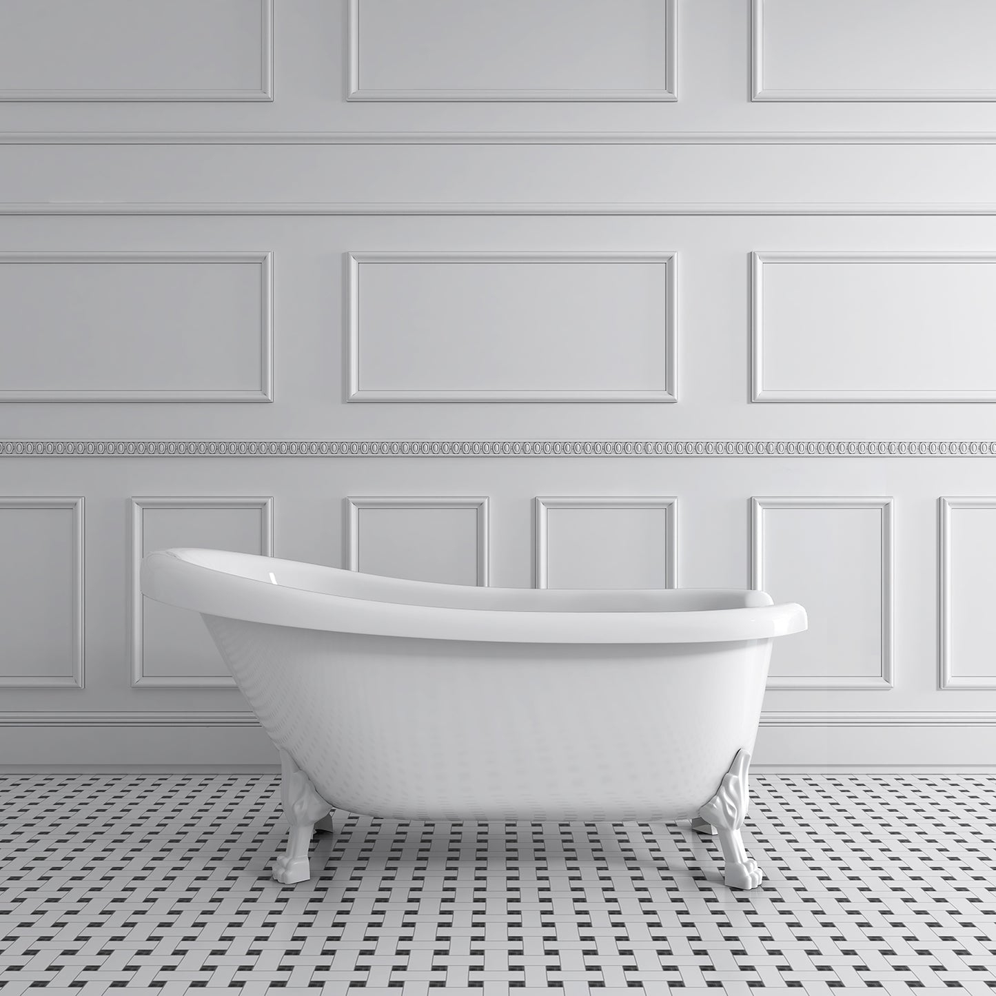 Acritec Victorian 67 43201 – White leg finish lifestyle view